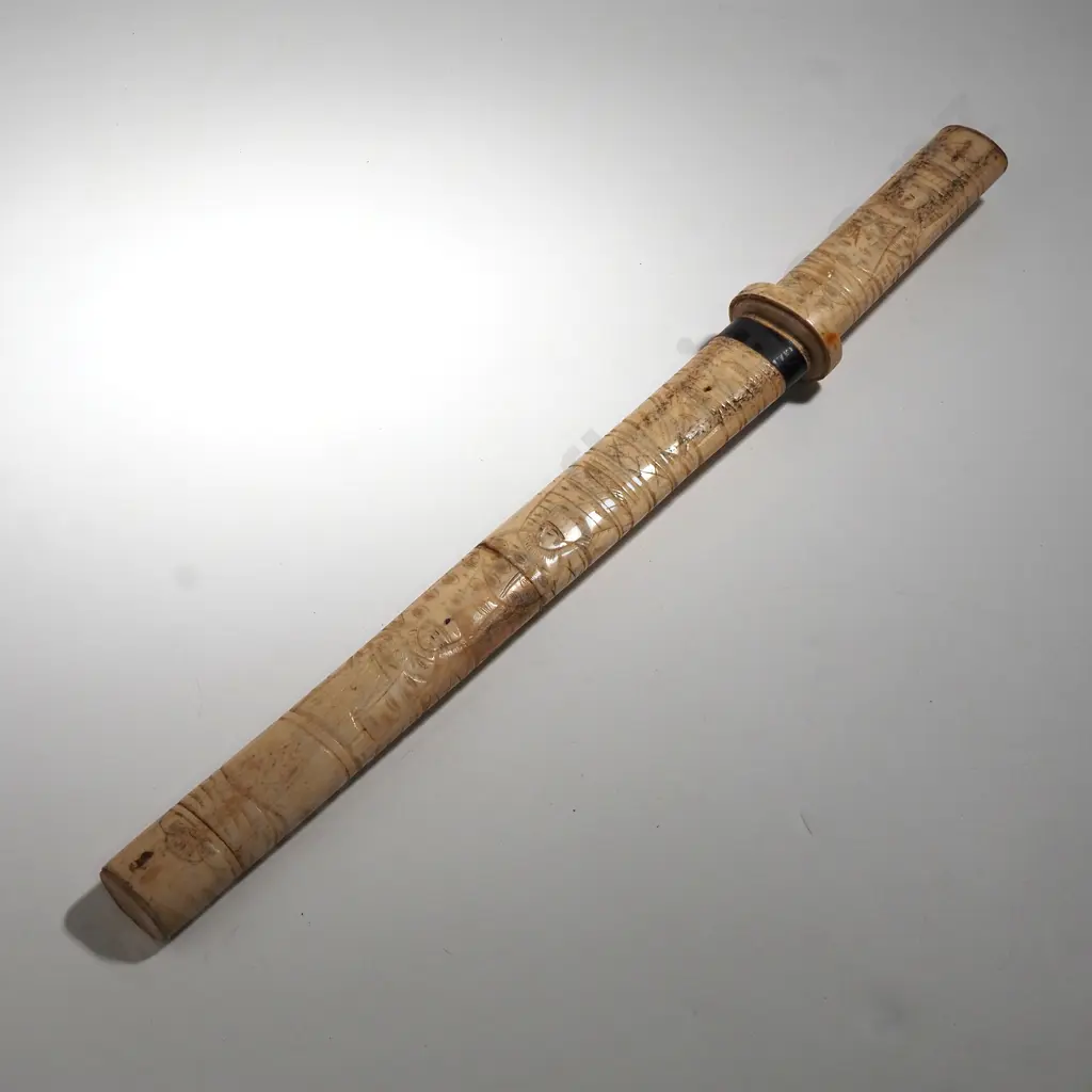 Antique Bone Handled Tanto Image 1++