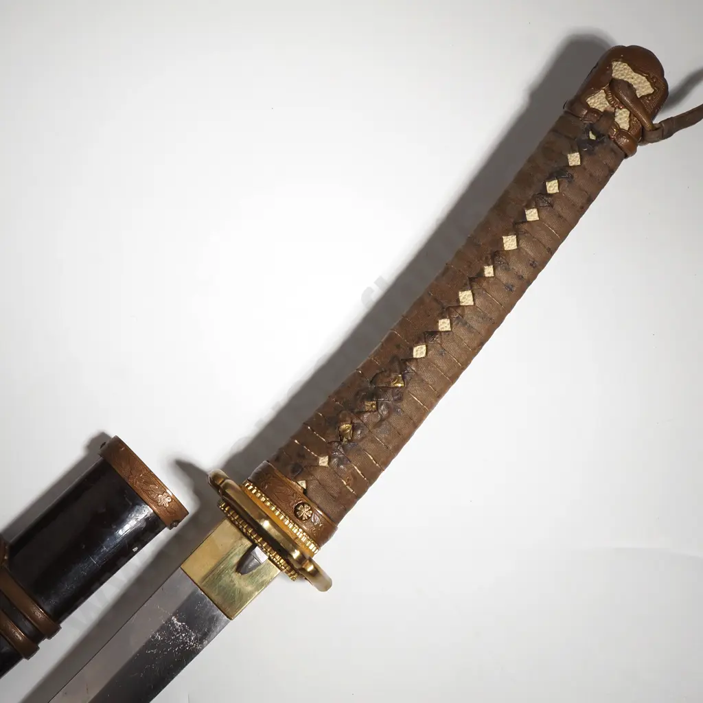 Antique Japanese Katana w Sword Knot Image 1++