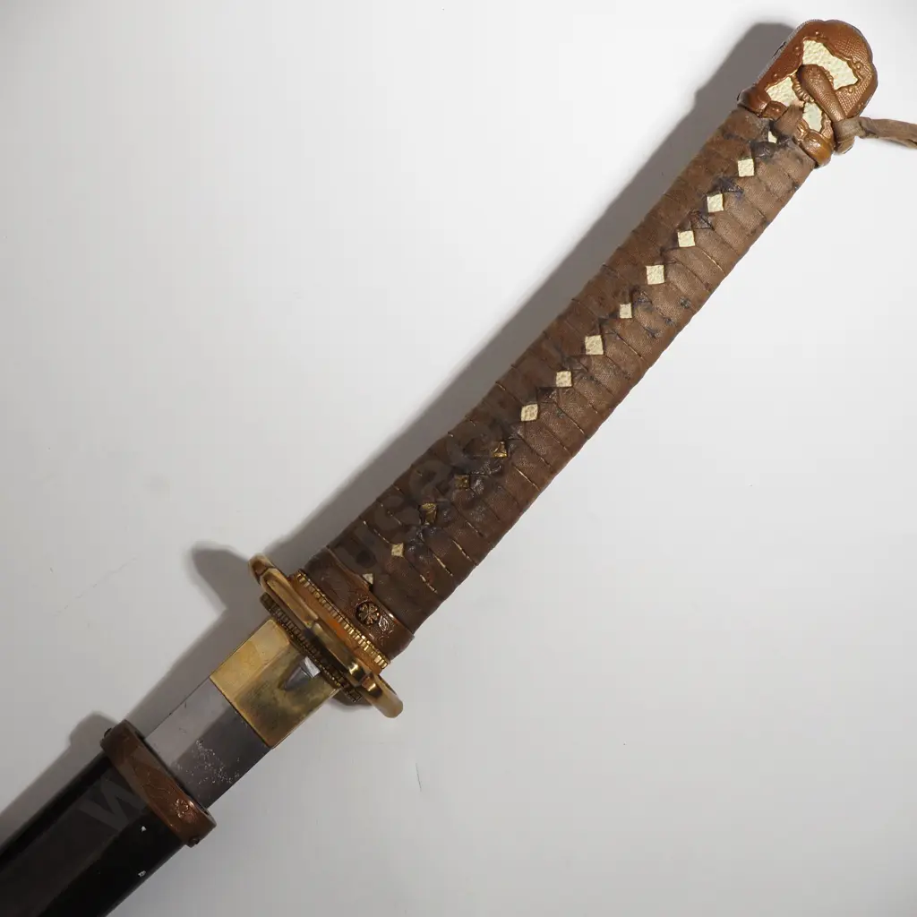 Antique Japanese Katana w Sword Knot Image 1++