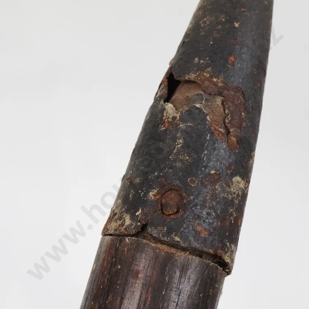 Japanese Yari - Spear - Temper Visible on Blade w Metal End Cap Image 1++