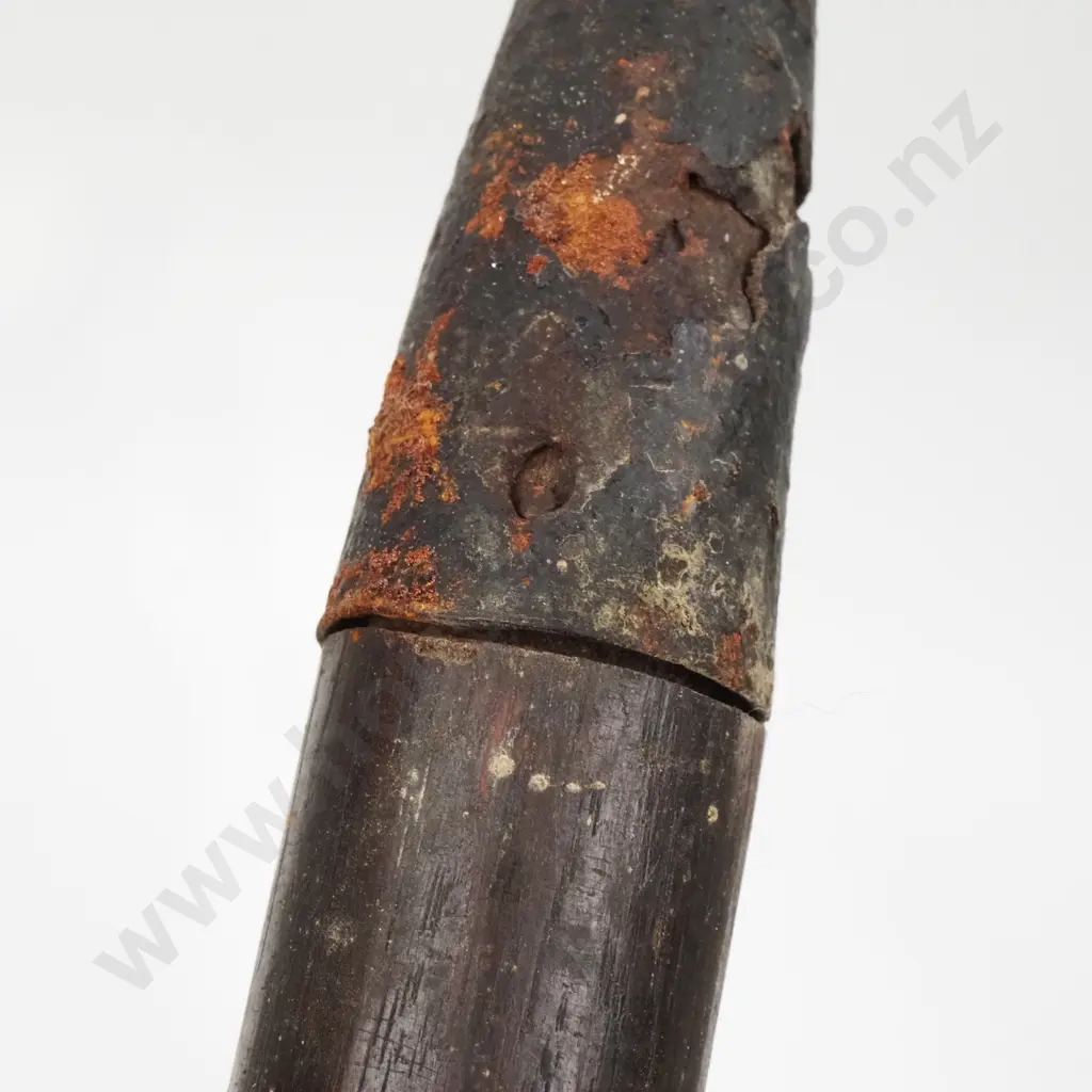 Japanese Yari - Spear - Temper Visible on Blade w Metal End Cap Image 1++