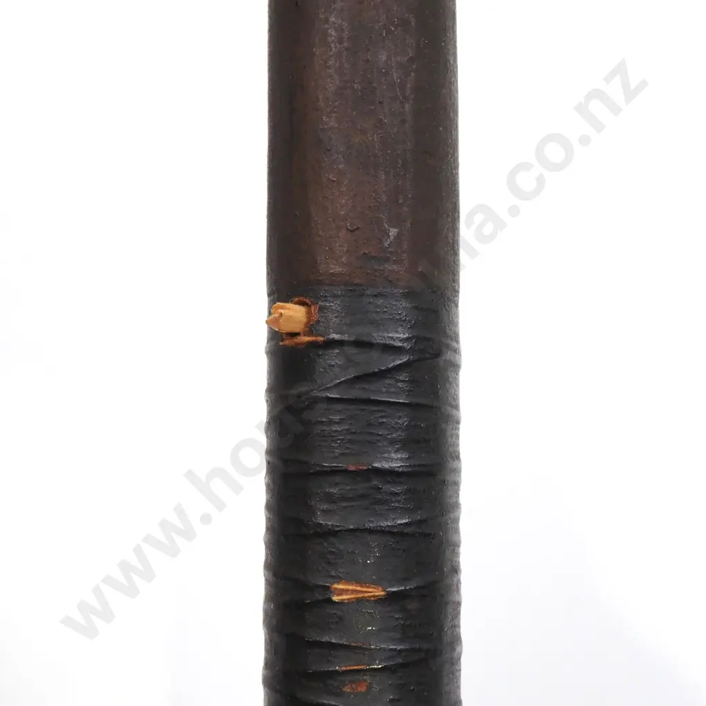 Japanese Yari - Spear - Temper Visible on Blade w Metal End Cap Image 1++