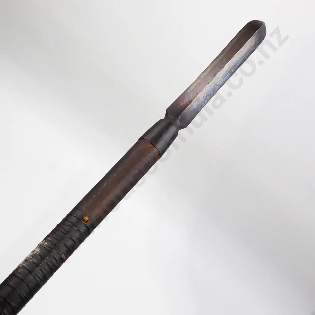 Japanese Yari - Spear - Temper Visible on Blade w Metal End Cap Image 1++