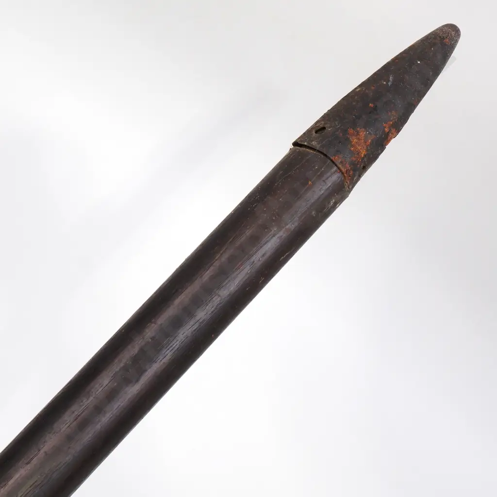 Japanese Yari - Spear - Temper Visible on Blade w Metal End Cap Image 1++