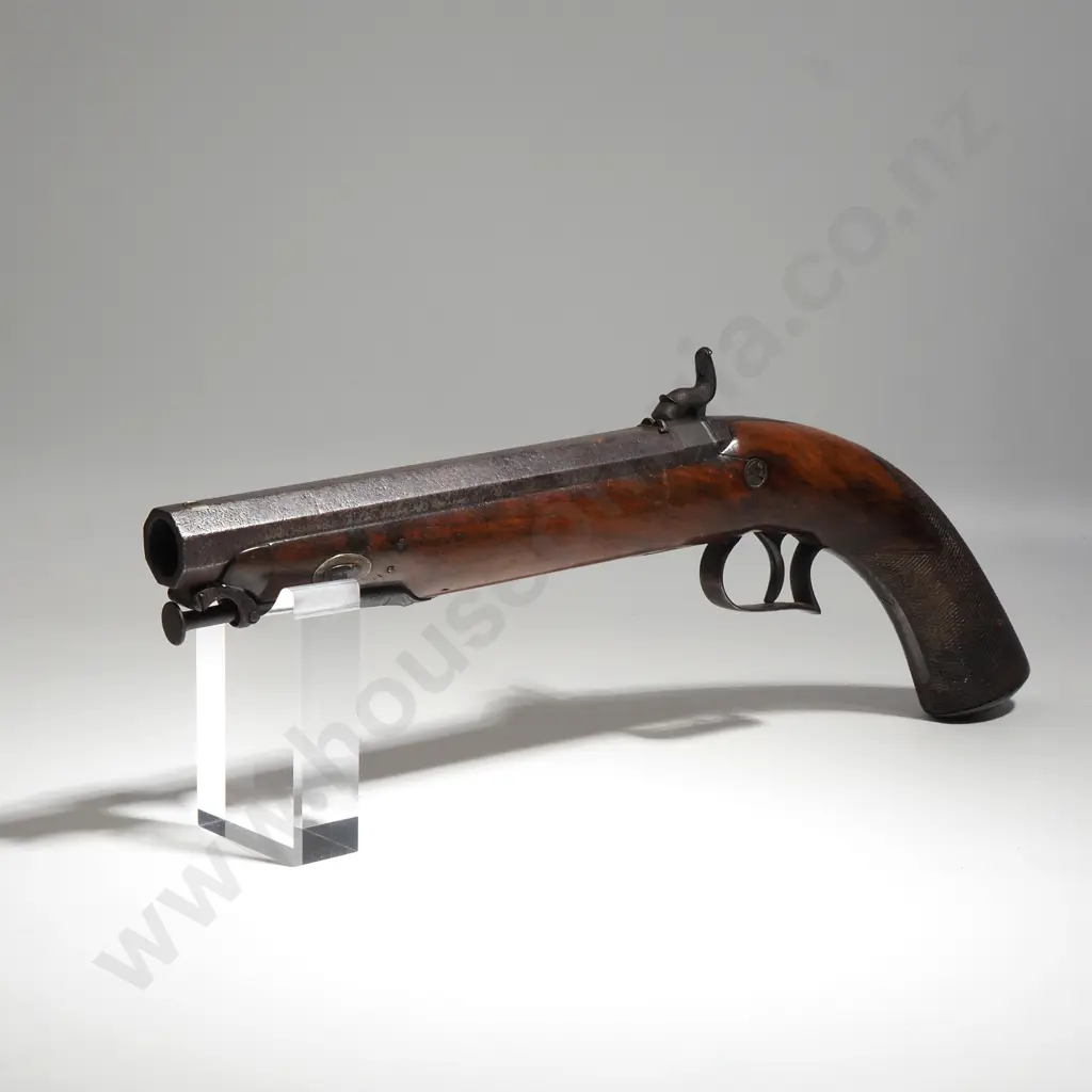 Mortimer Percussion Pistol Captive Ram Rod Overall Length 365mm Image 1++