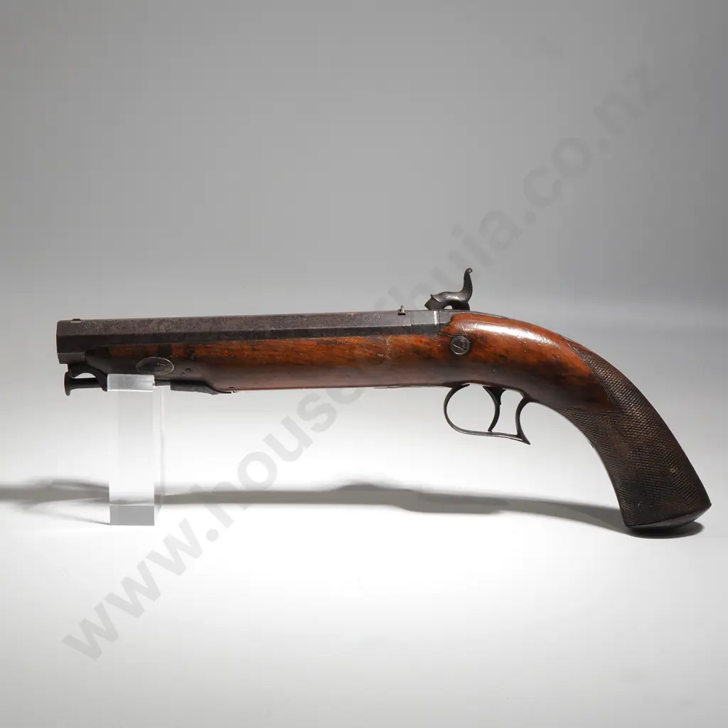 Mortimer Percussion Pistol Captive Ram Rod Overall Length 365mm Image 1++