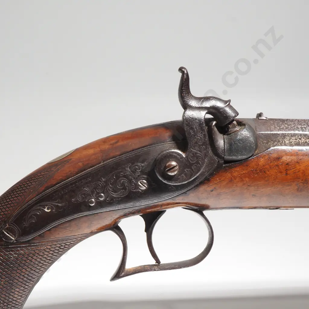 Mortimer Percussion Pistol Captive Ram Rod Overall Length 365mm Image 1++