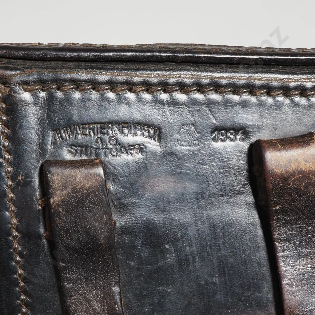 German 1934 Dated Leather Luger Pistol Holster Image 1++