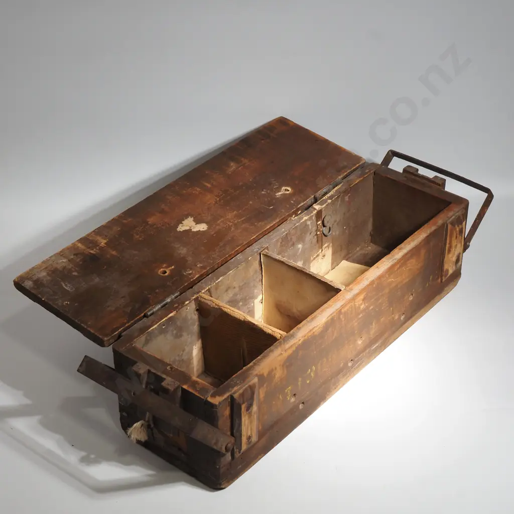 Modified Wooden and Metal Hand Grenade Box Image 1++