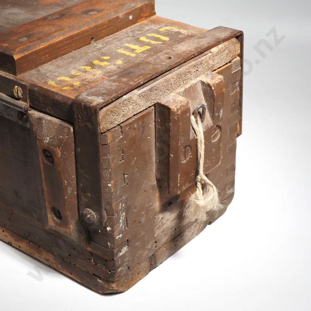 Modified Wooden and Metal Hand Grenade Box Image 1++