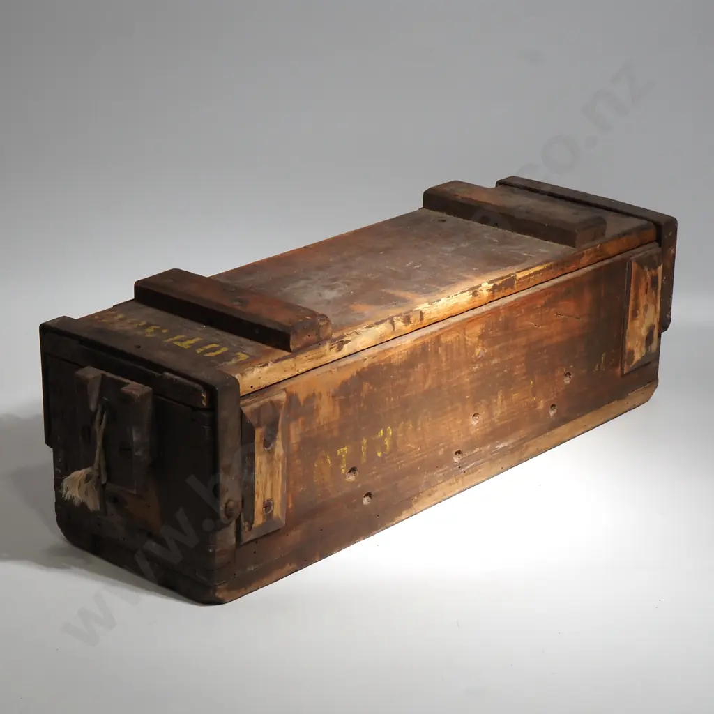 Modified Wooden and Metal Hand Grenade Box Image 1++