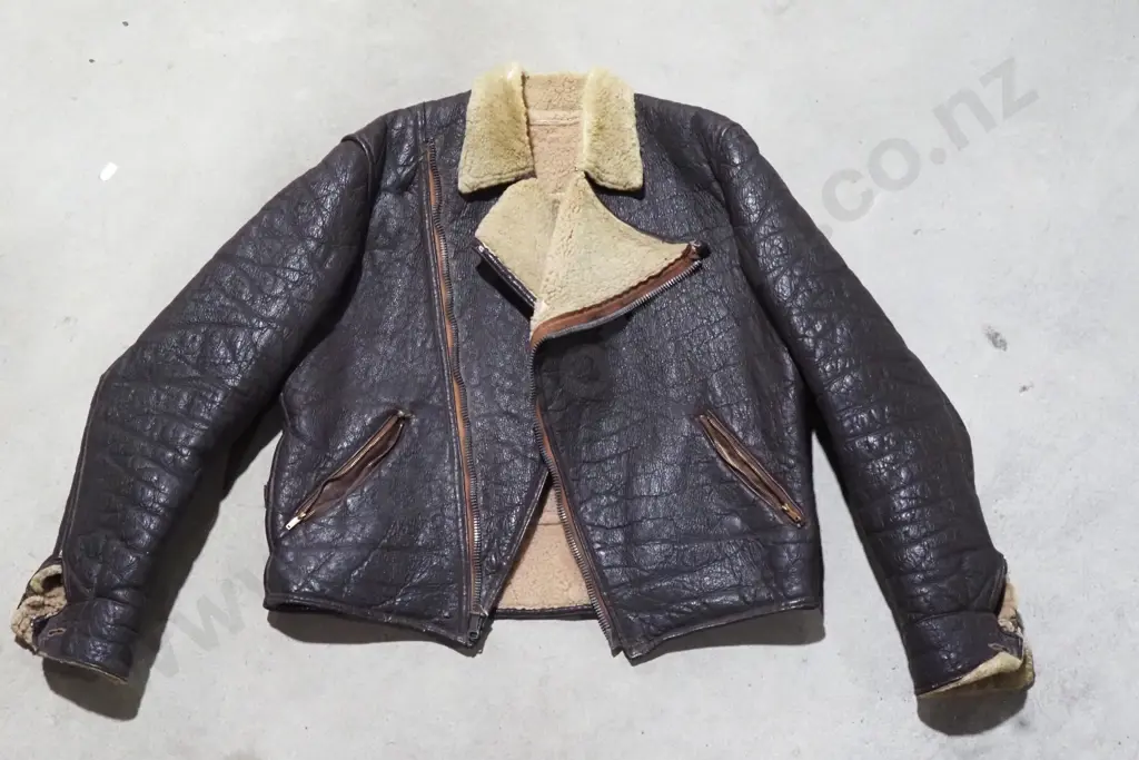 Mens Wool Lined Bomber Jacket Image 1++