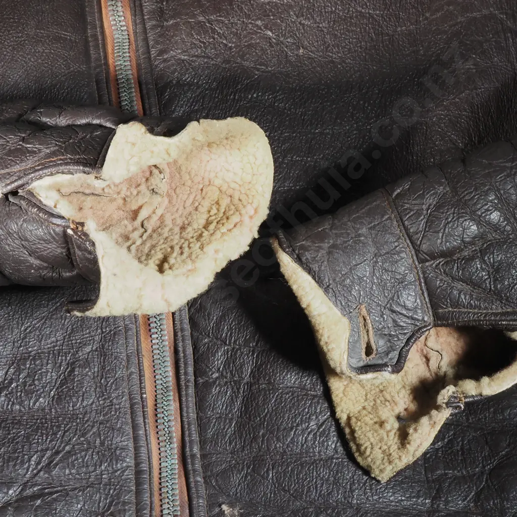 Mens Wool Lined Bomber Jacket Image 1++