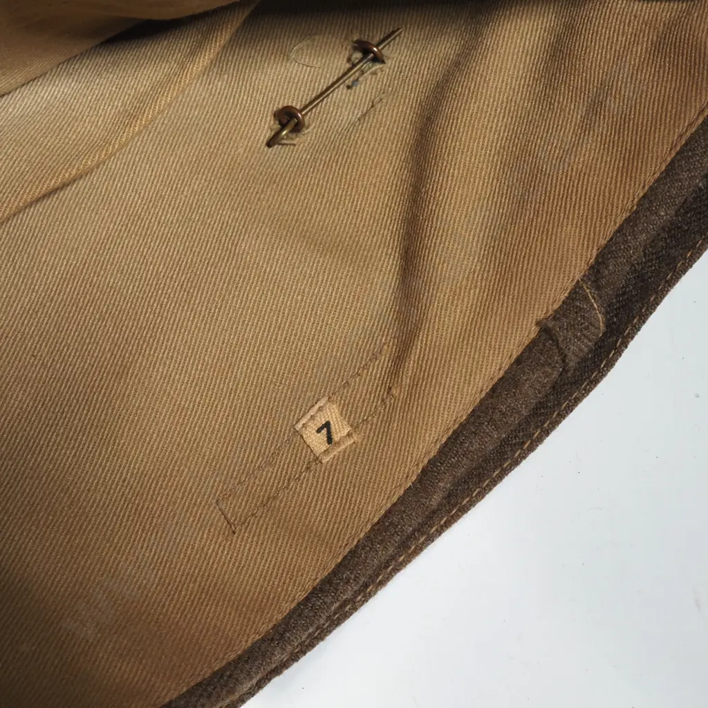 WW2 New Zealand Side Cap Named to W A Hooper 465688  Image 1++