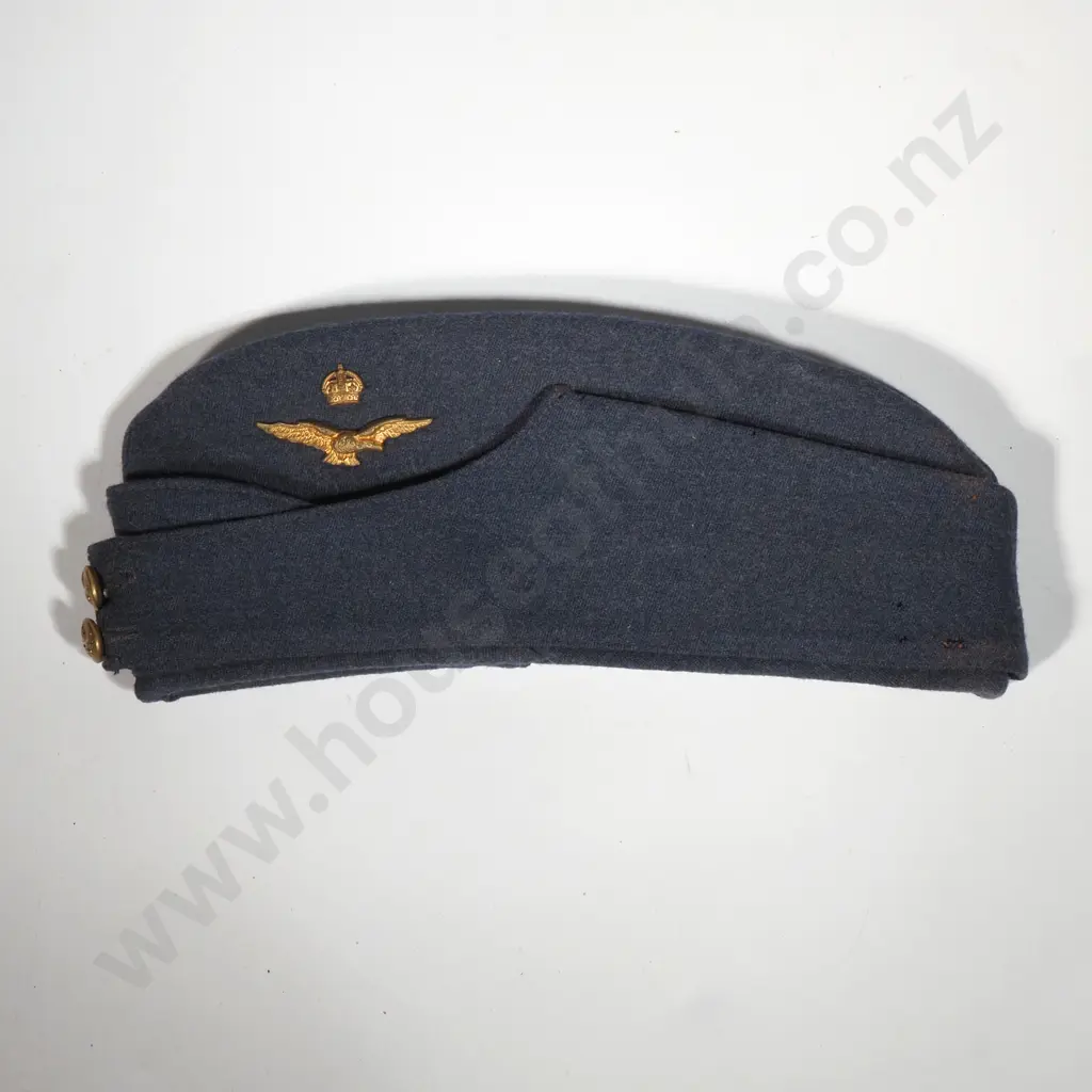 1945 Dated Airmans Side Cap Named to J R Cox  Image 1++