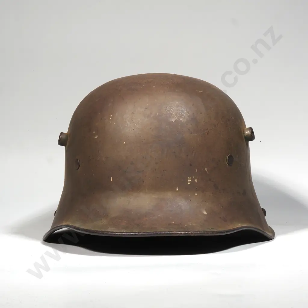 German WWI Steel Helmet 9 Recipients Name Just Visable ) Image 1++