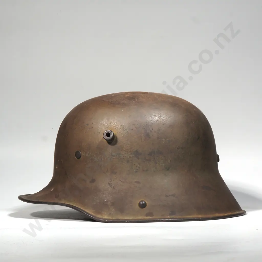German WWI Steel Helmet 9 Recipients Name Just Visable ) Image 1++