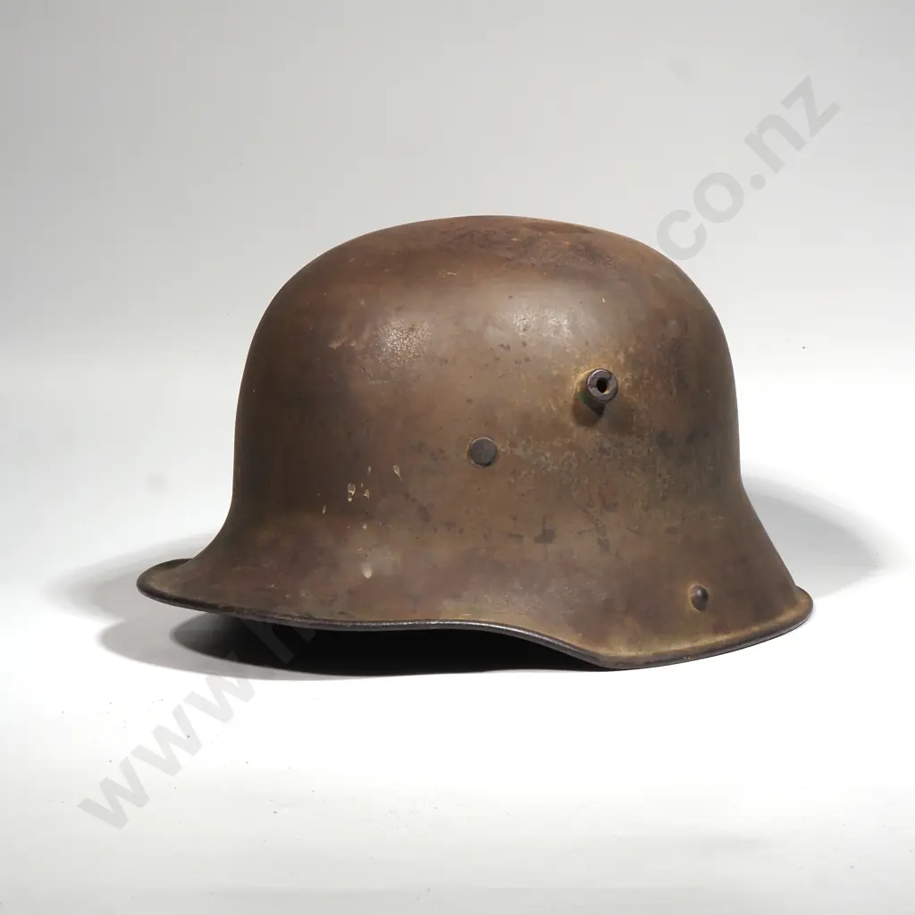 German WWI Steel Helmet 9 Recipients Name Just Visable ) Image 1++
