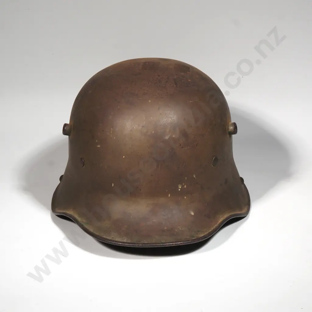 German WWI Steel Helmet 9 Recipients Name Just Visable ) Image 1++