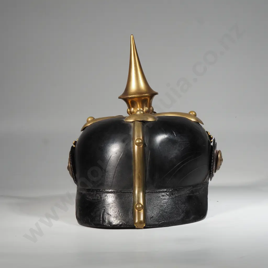WWI German Prussian Garde Regiment Officers Pickelhaube Image 1++