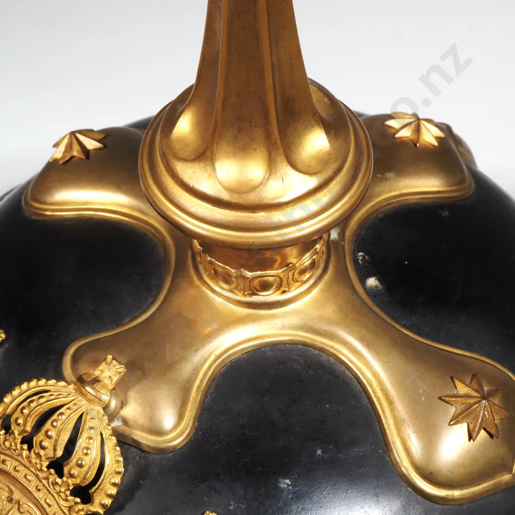 WWI German Barvarian Cavalry Officers Pickelhaube Image 1++