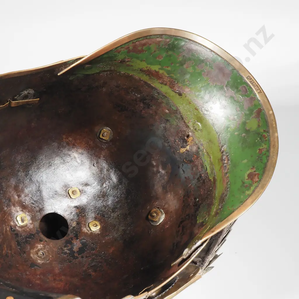 WWI German Prussian Cuirassiers (Lobster Tail) Pickelhaube, by A. Klucke & Cie Image 1++