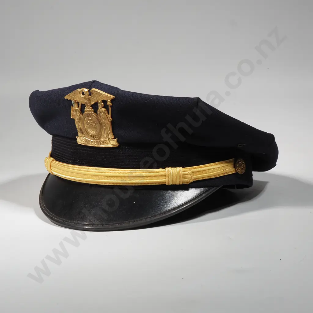 Vintage New York Police Hat Image 1++