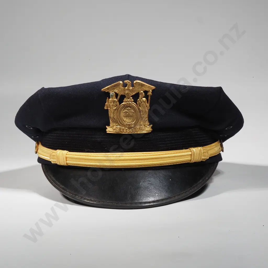 Vintage New York Police Hat Image 1++