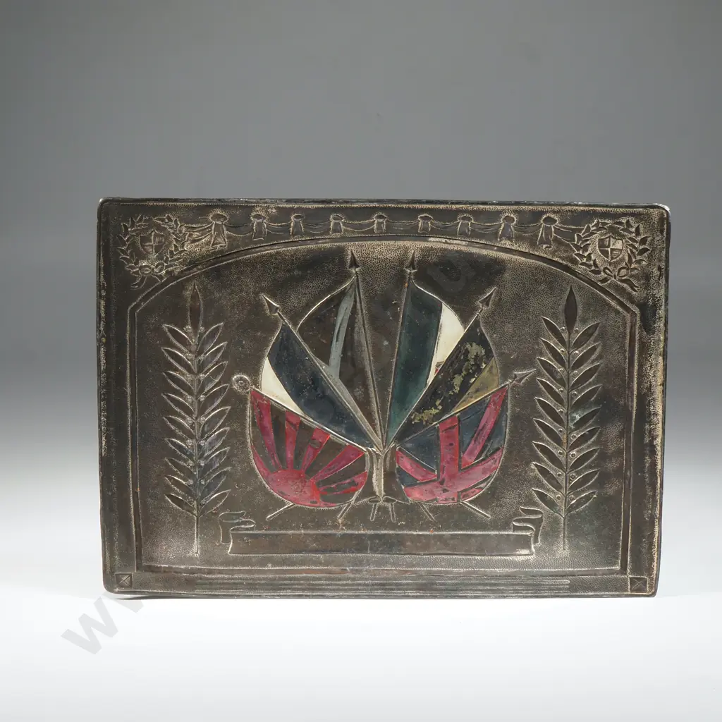 Pin Tray Japanese WWI Ally Flags L 150mm x W 110mm Image 1++