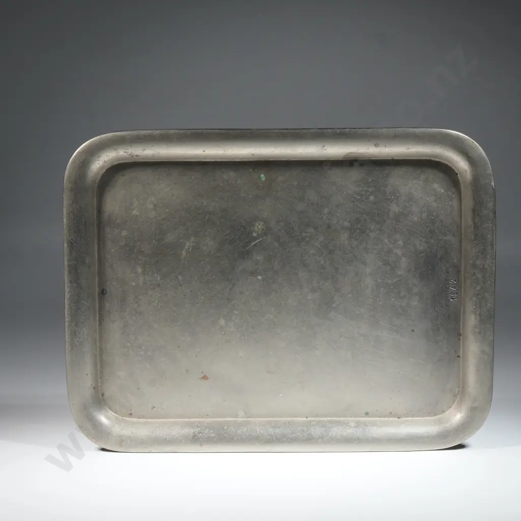 Metal 1942 Dish Engraved Kurhaus Image 1++