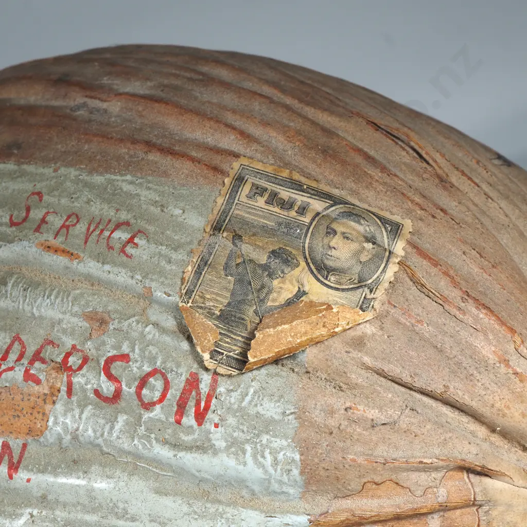Coconut From Fiji During Active War Service  Image 1++