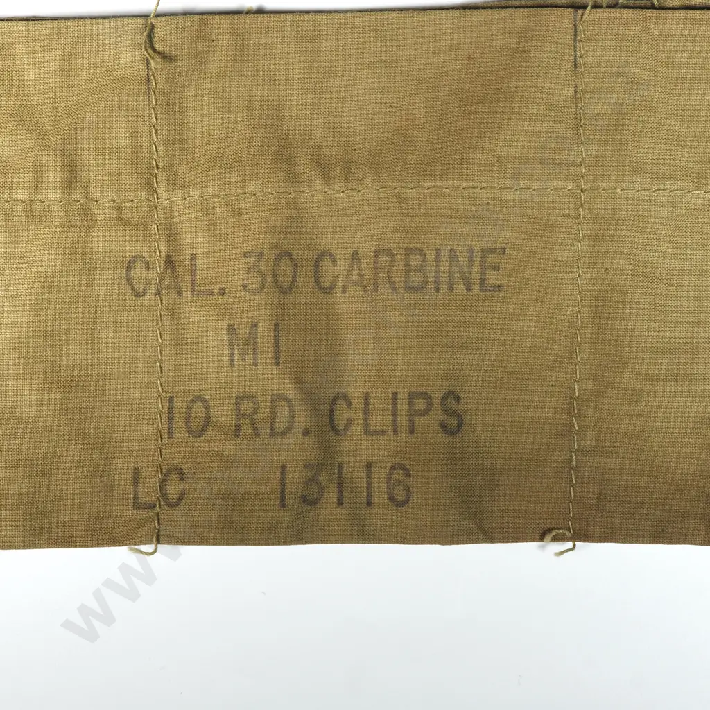 WWII US M1 Carbine Ammunition Bandolier Image 1++