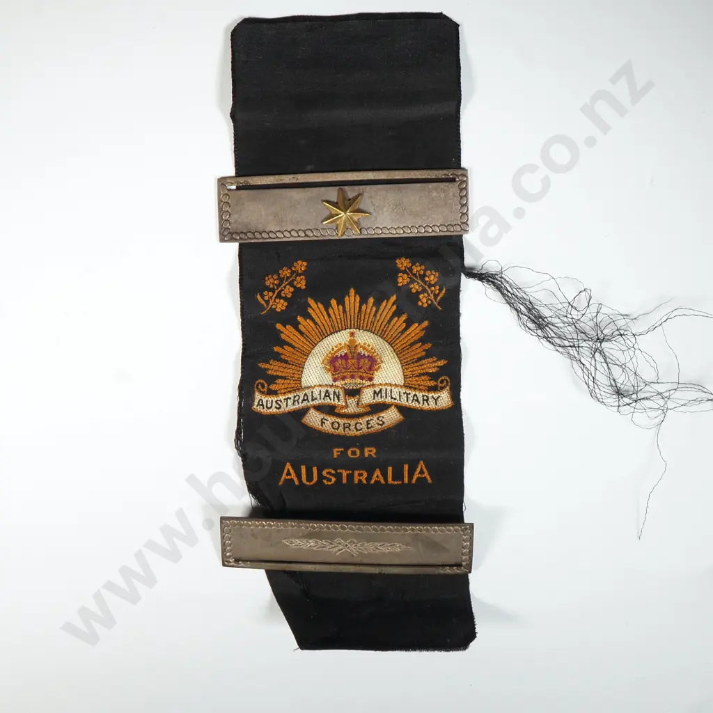 Scarce WW1 Australian Widow / Mothers Bereavement Ribbon Image 1++