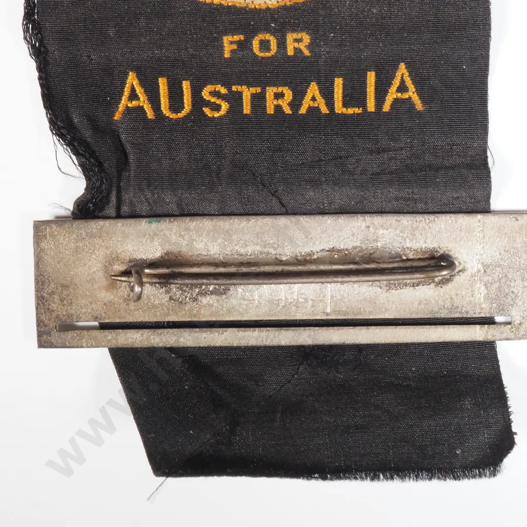 Scarce WW1 Australian Widow / Mothers Bereavement Ribbon Image 1++