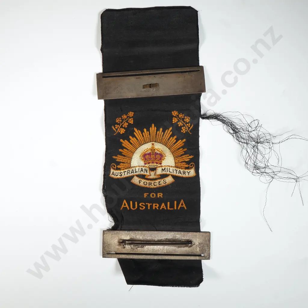 Scarce WW1 Australian Widow / Mothers Bereavement Ribbon Image 1++