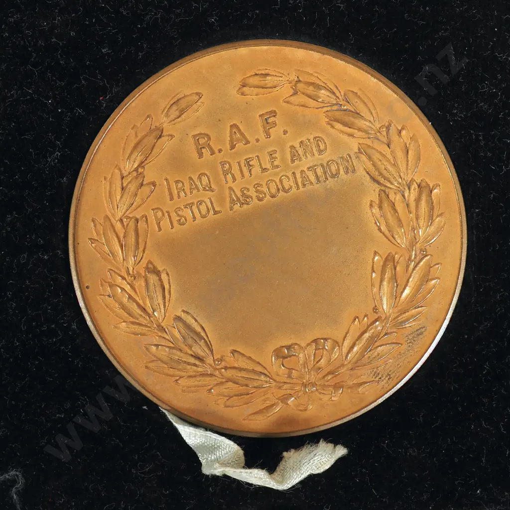 Scarce Group of Four R.A.F. Iraq Rifle & Pistol Association Medals to E R Terry 1935  Image 1++
