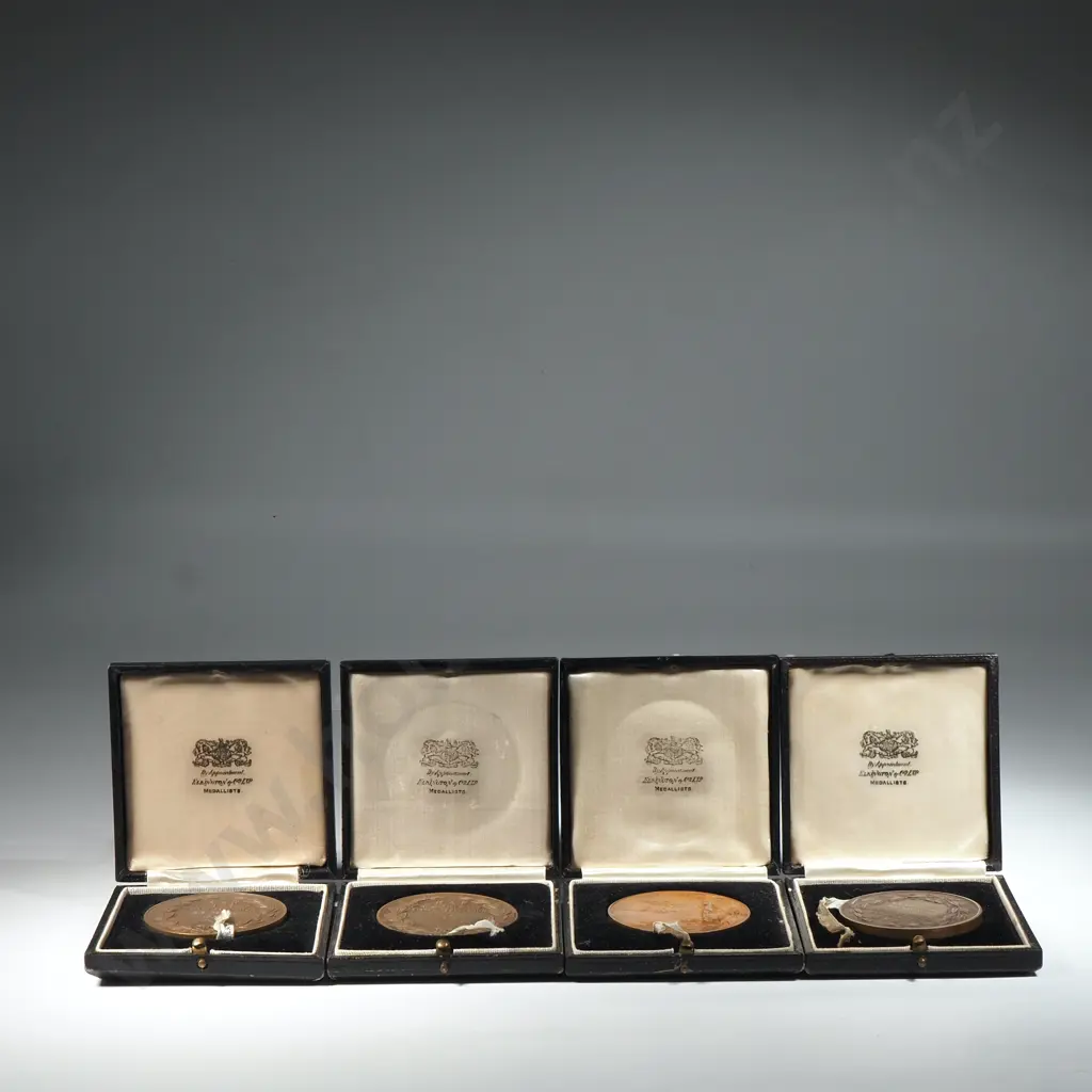 Scarce Group of Four R.A.F. Iraq Rifle & Pistol Association Medals to E R Terry 1935  Image 1++