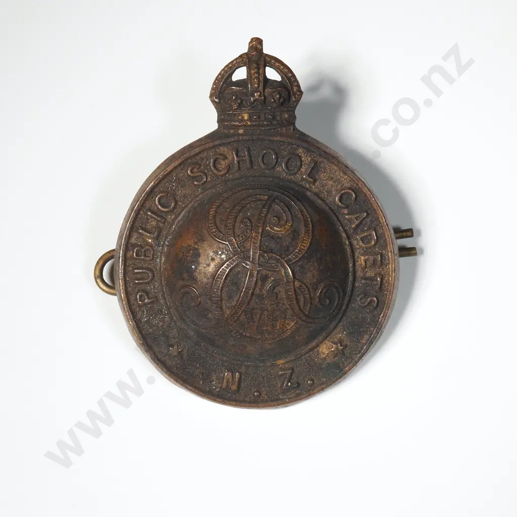 Edward VII Public School Cadet Cap Badge  Image 1++