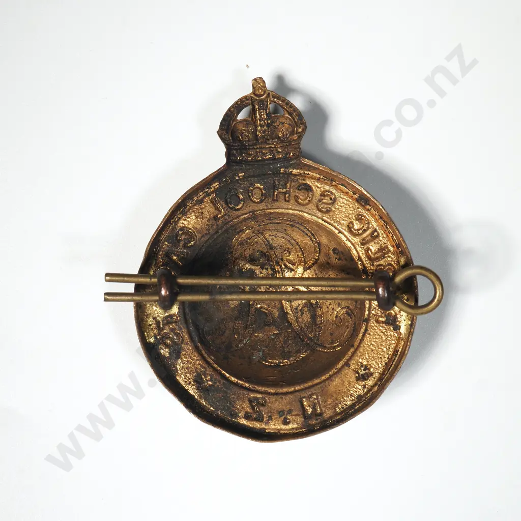 Edward VII Public School Cadet Cap Badge  Image 1++