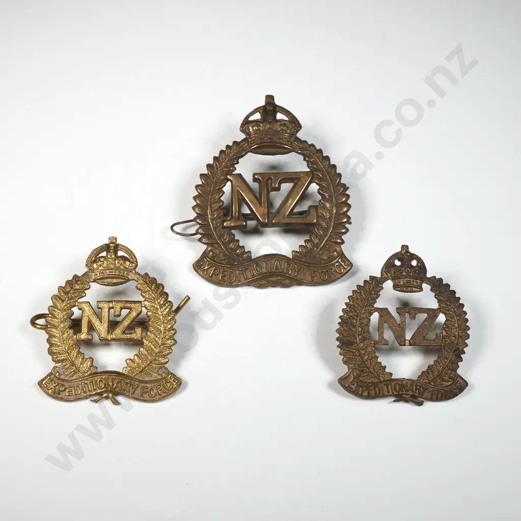 NZ Onward Cap & Collar Badges  Image 1++