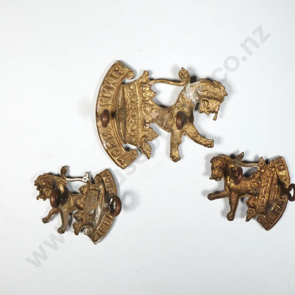 WW1 New Zealand Cap & Collar Badges  Image 1++