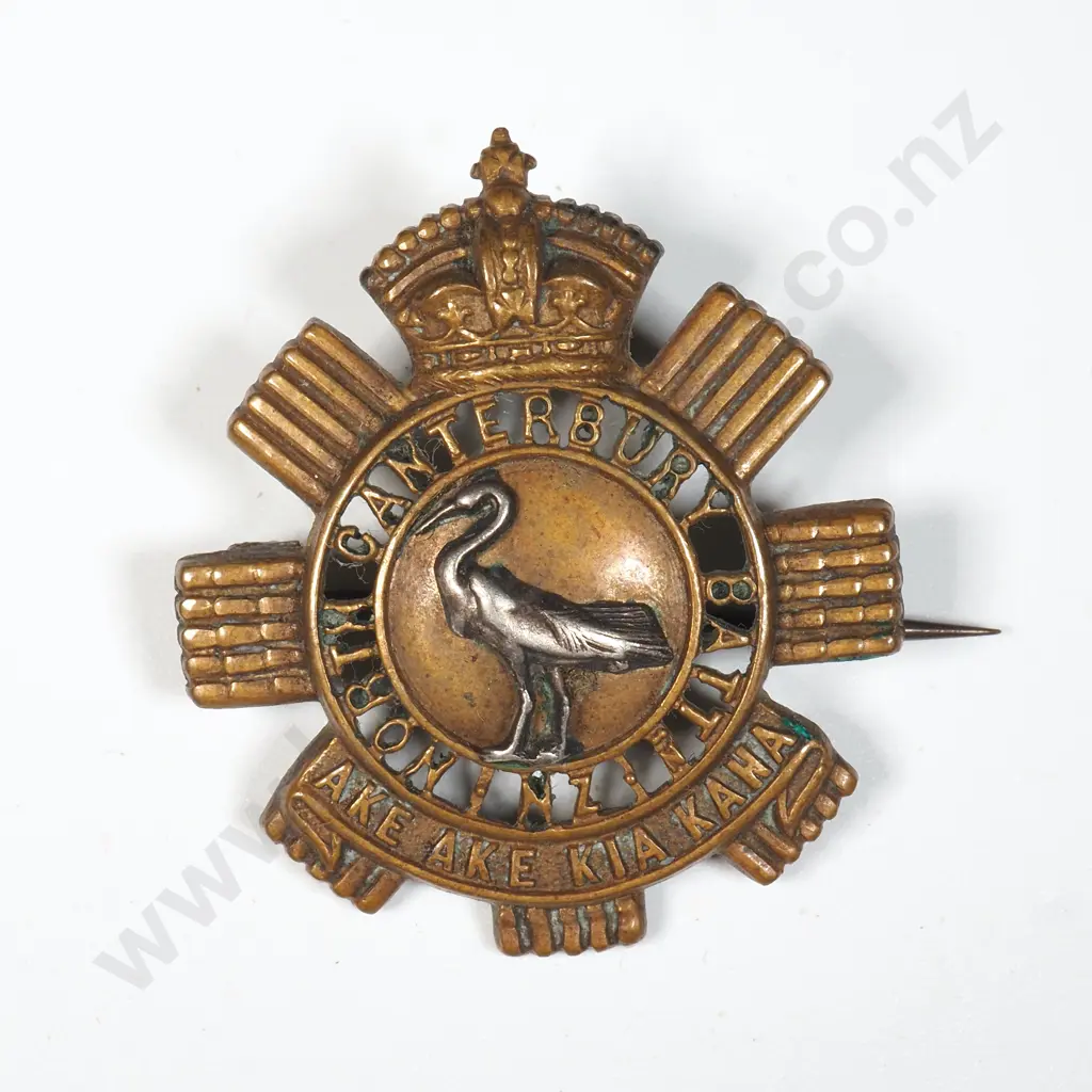 Canterbury Battalion Sweetheart Badge  Image 1++