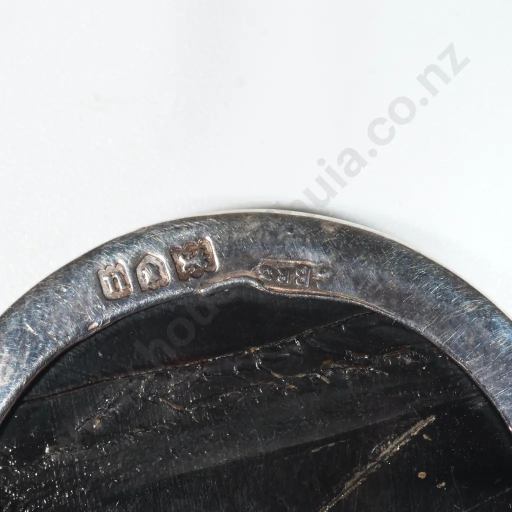 Sterling Silver & Bakelite NZ Onwards Sweetheart Badge. Image 1++