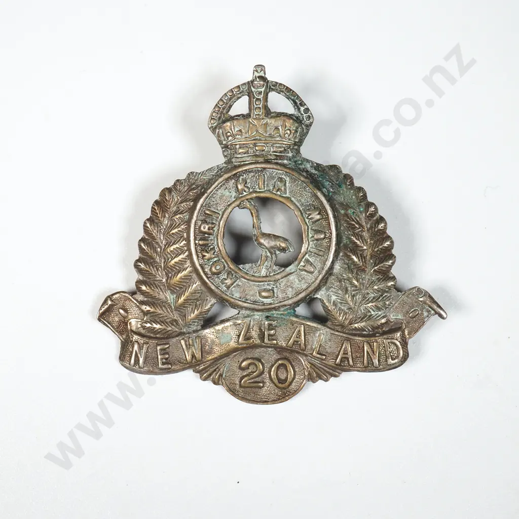 Sterling Silver 20th Reinforcements Sweetheart Badge - Pin Missing Image 1++