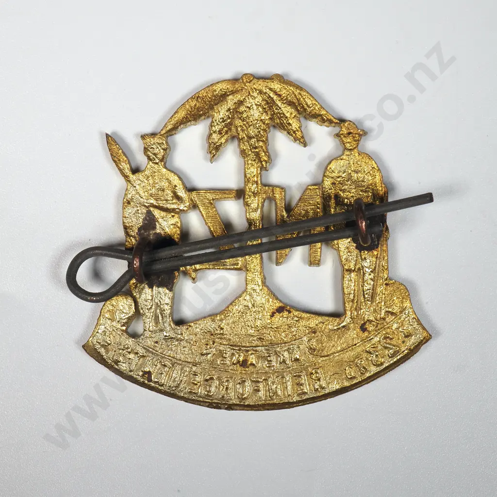 WW1 New Zealand 23rd Reinforcements Cap Badge  Image 1++