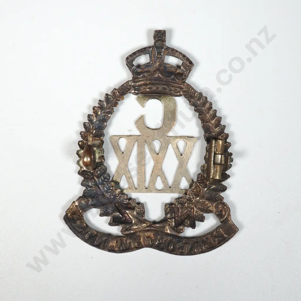 WWI Sterling Silver & 9ct C Company 29th Reinforcements Sweetheart Badge. Image 1++