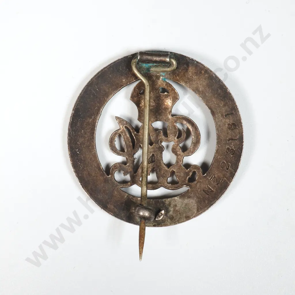 New Zealand Silver War Badge  Image 1++