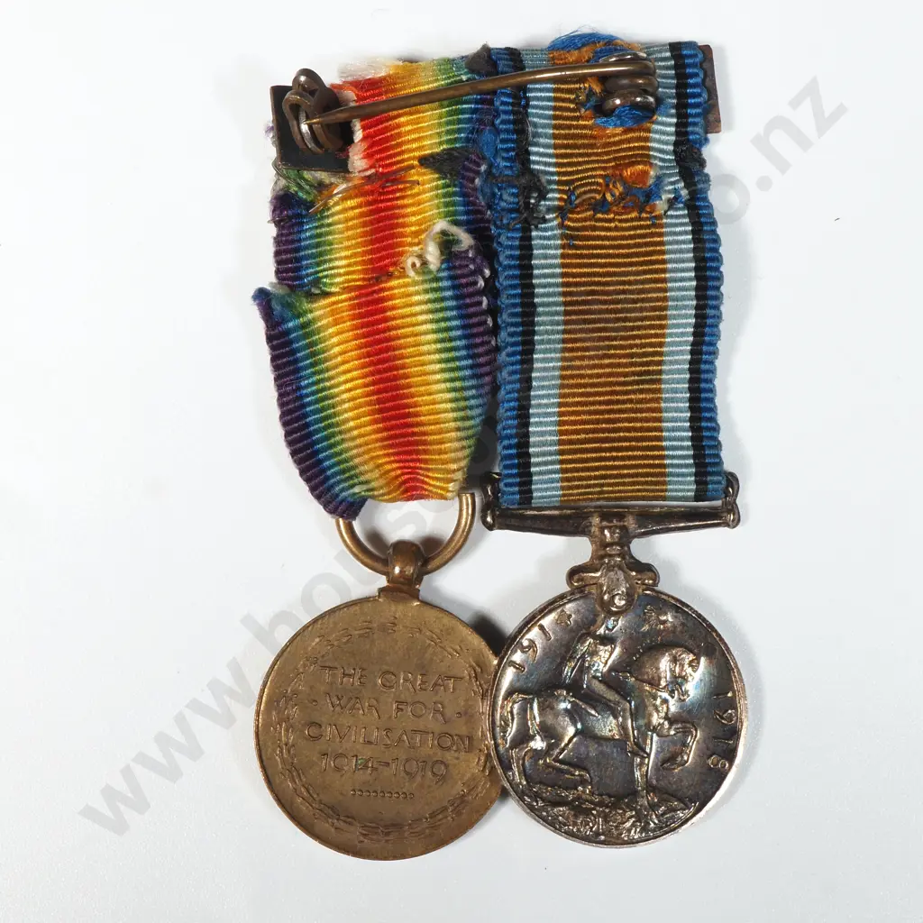 WW1 Miniature Medal Pair  Image 1++