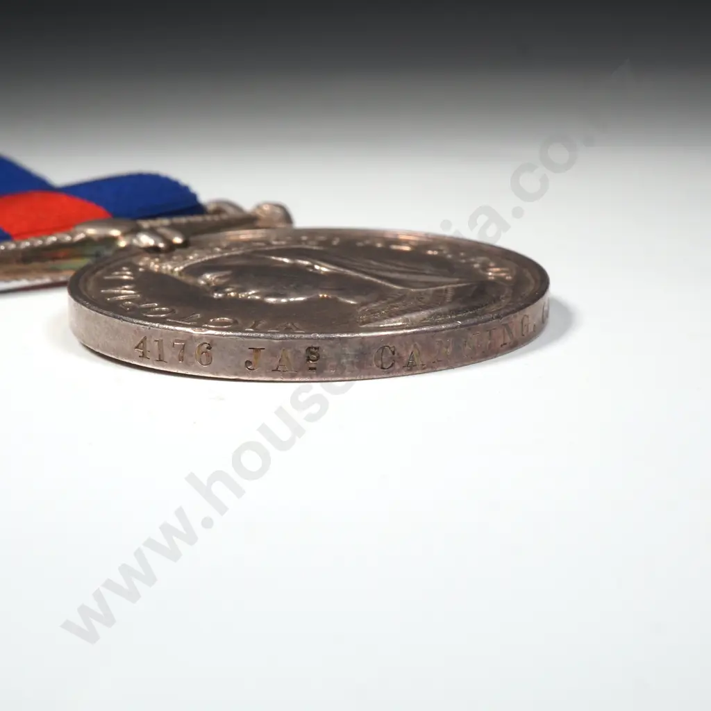 1869 New Zealand Medal Pvt James Canning, 68th Durham Light Infantry Image 1++