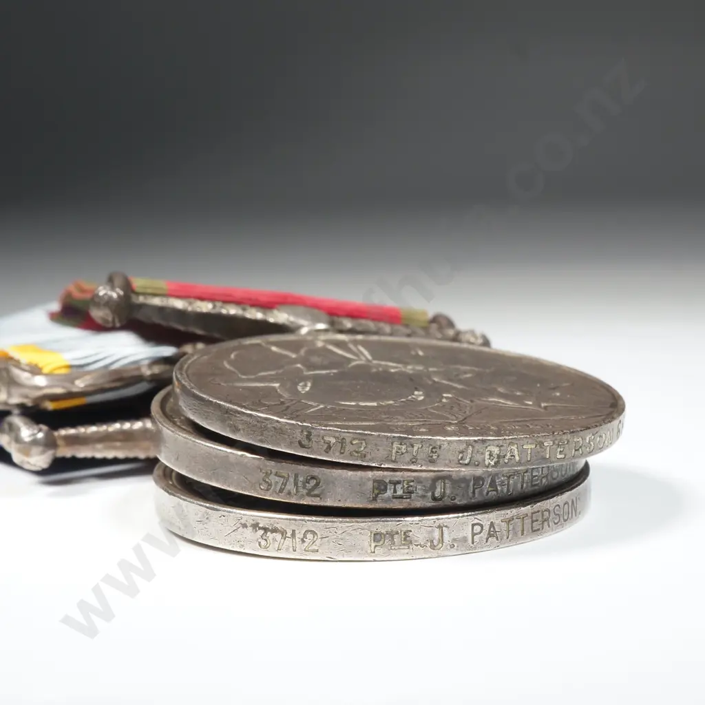 Three Medals - NZ 1869, Crimea 1853-56, Turkish Crimea (Sardinian Die) Image 1++